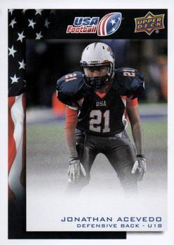 #78 Jonathan Acevedo - USA - 2014 Upper Deck USA Football