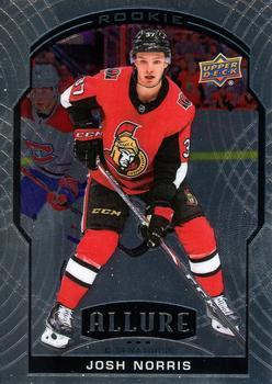 #78 Josh Norris - Ottawa Senators - 2020-21 Upper Deck Allure Hockey