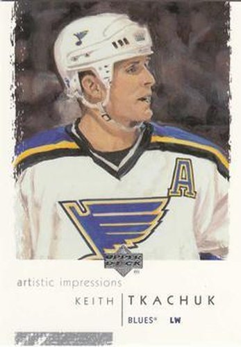 #78 Keith Tkachuk - St. Louis Blues - 2002-03 UD Artistic Impressions Hockey