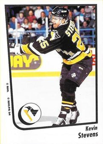 #78 Kevin Stevens - Pittsburgh Penguins - 1994-95 Panini Hockey Stickers