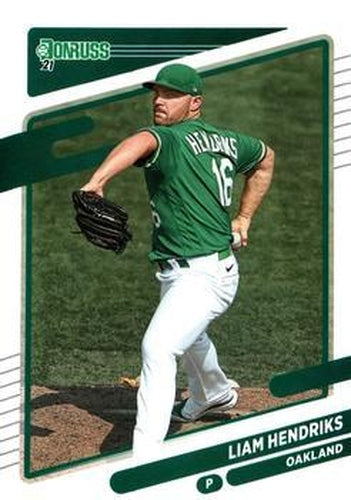 #78 Liam Hendriks - Oakland Athletics - 2021 Donruss Baseball