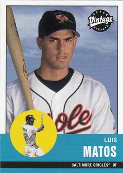 #78 Luis Matos - Baltimore Orioles - 2001 Upper Deck Vintage Baseball