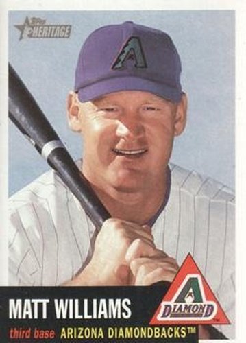 #78 Matt Williams - Arizona Diamondbacks - 2002 Topps Heritage Baseball