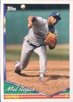 #78 Mel Rojas - Montreal Expos - 1994 Topps Baseball