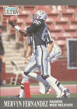 #78 Mervyn Fernandez - Los Angeles Raiders - 1991 Ultra Football