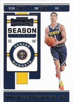 #78 Michael Porter Jr. - Denver Nuggets - 2019-20 Panini Contenders Basketball