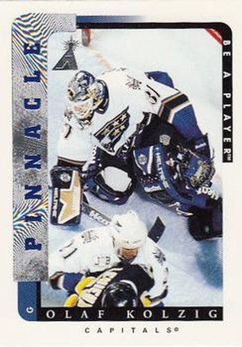 #78 Olaf Kolzig - Washington Capitals - 1996-97 Pinnacle Be a Player Hockey