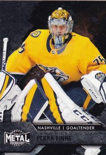 #78 Pekka Rinne - Nashville Predators - 2020-21 Skybox Metal Universe Hockey