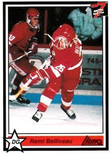 #78 Remi Belliveau - Laval Titan - 1990-91 7th Inning Sketch QMJHL Hockey