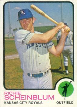 #78 Richie Scheinblum - Kansas City Royals - 1973 Topps Baseball
