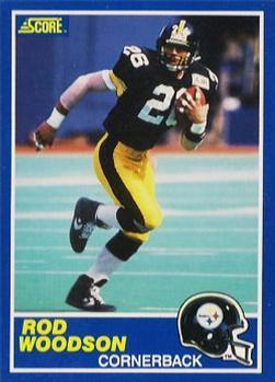 #78 Rod Woodson - Pittsburgh Steelers - 1989 Score Football