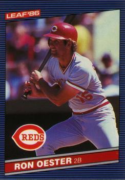 #78 Ron Oester - Cincinnati Reds - 1986 Leaf Baseball