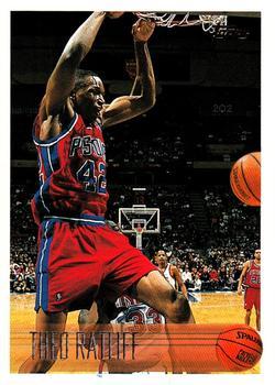 #78 Theo Ratliff - Detroit Pistons - 1996-97 Topps Basketball