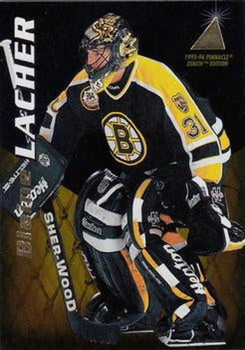 #78 Blaine Lacher - Boston Bruins - 1995-96 Zenith Hockey