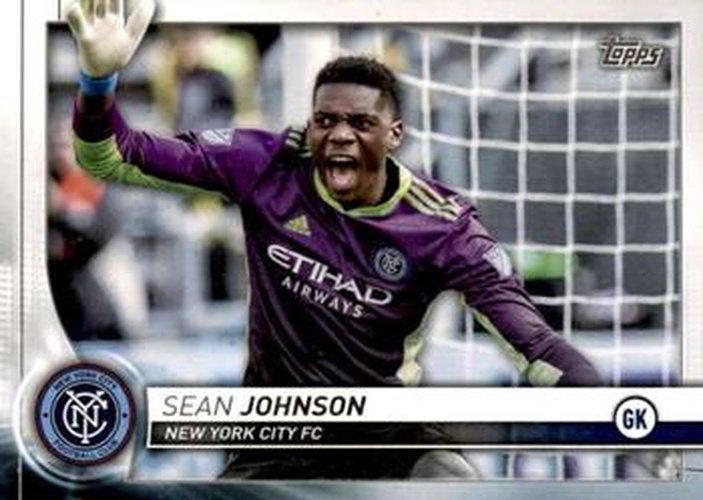 #78 Sean Johnson - New York City FC - 2020 Topps MLS Soccer