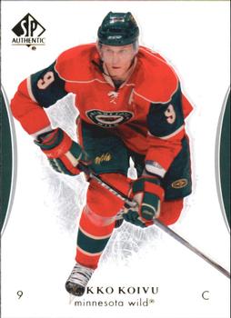 #78 Mikko Koivu - Minnesota Wild - 2007-08 SP Authentic Hockey