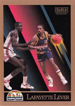 #78 Lafayette Lever - Denver Nuggets - 1990-91 SkyBox Basketball