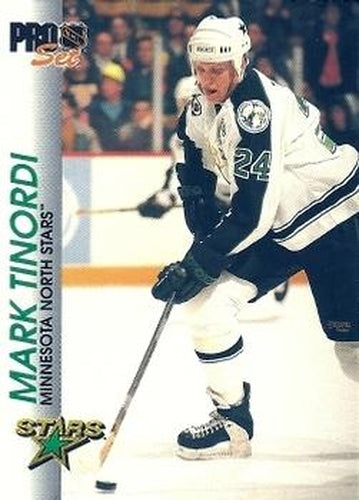 #78 Mark Tinordi - Minnesota North Stars - 1992-93 Pro Set Hockey