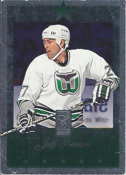 #78 Jeff Brown - Hartford Whalers - 1995-96 Donruss Elite Hockey
