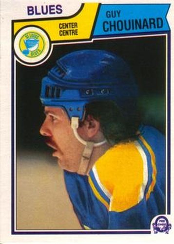 #78 Guy Chouinard - St. Louis Blues - 1983-84 O-Pee-Chee Hockey