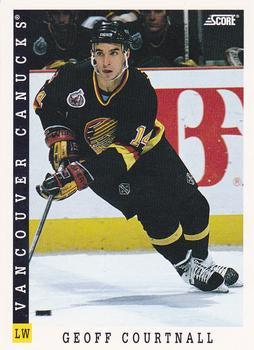 #78 Geoff Courtnall - Vancouver Canucks - 1993-94 Score Canadian Hockey
