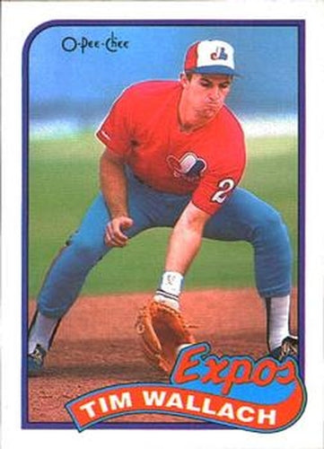 #78 Tim Wallach - Montreal Expos - 1989 O-Pee-Chee Baseball