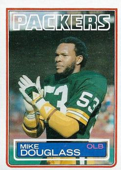 #78 Mike Douglass - Green Bay Packers - 1983 Topps Football