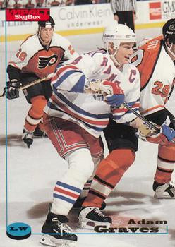 #78 Adam Graves - New York Rangers - 1996-97 SkyBox Impact Hockey