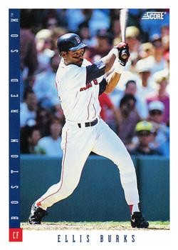 #78 Ellis Burks - Boston Red Sox - 1993 Score Baseball