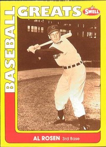 #78 Al Rosen - Cleveland Indians - 1991 Swell Baseball Greats