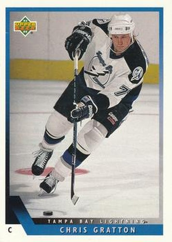 #78 Chris Gratton - Tampa Bay Lightning - 1993-94 Upper Deck Hockey