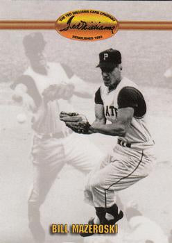 #78 Bill Mazeroski - Pittsburgh Pirates - 1993 Ted Williams Baseball