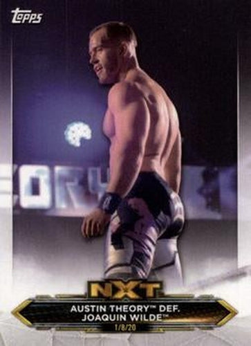 #78 Austin Theory / Joaquin Wilde - 2020 Topps WWE NXT Wrestling