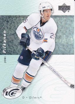 #78 Joni Pitkanen - Edmonton Oilers - 2007-08 Upper Deck Ice Hockey