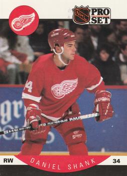 #78 Daniel Shank - Detroit Red Wings - 1990-91 Pro Set Hockey