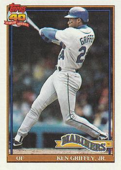 #790 Ken Griffey Jr. - Seattle Mariners - 1991 Topps Baseball