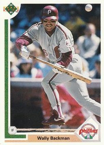 #790 Wally Backman - Philadelphia Phillies - 1991 Upper Deck Baseball