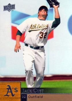 #790 Jack Cust - Oakland Athletics - 2009 Upper Deck Baseball