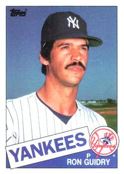 #790 Ron Guidry - New York Yankees - 1985 Topps Baseball