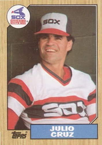 #790 Julio Cruz - Chicago White Sox - 1987 Topps Baseball