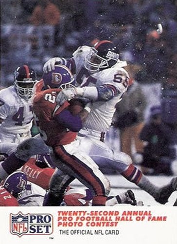 #791 Gary Reasons / Bobby Humphrey - New York Giants - 1990 Pro Set Football