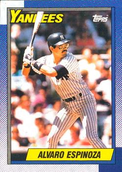 #791 Alvaro Espinoza - New York Yankees - 1990 O-Pee-Chee Baseball