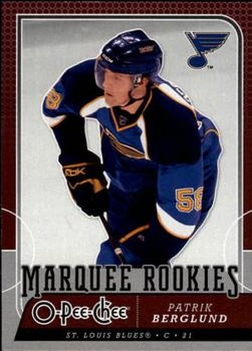 #791 Patrik Berglund - St. Louis Blues - 2008-09 O-Pee-Chee Hockey