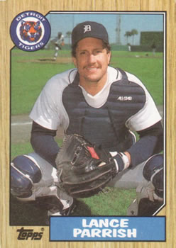 #791 Lance Parrish - Detroit Tigers - 1987 Topps Baseball