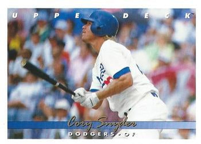 #791 Cory Snyder - Los Angeles Dodgers - 1993 Upper Deck Baseball