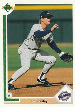 #791 Jim Presley - San Diego Padres - 1991 Upper Deck Baseball