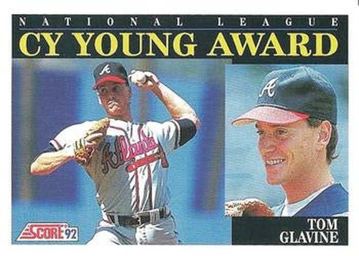 #791 Tom Glavine - Atlanta Braves - 1992 Score Baseball