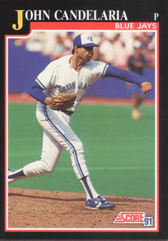 #791 John Candelaria - Toronto Blue Jays - 1991 Score Baseball