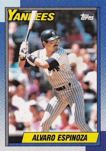 #791 Alvaro Espinoza - New York Yankees - 1990 Topps Baseball