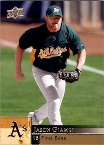 #792 Jason Giambi - Oakland Athletics - 2009 Upper Deck Baseball